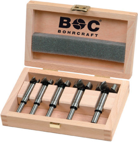 Set Precision Large Hole Drill Bits Cylindrical Shank Size 5