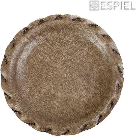 Espiel Στρογγυλό Σουβέρ από Δερματίνη 10.5cm Espiel Στρογγυλό Σουβέρ από Δερματίνη 10.5cm