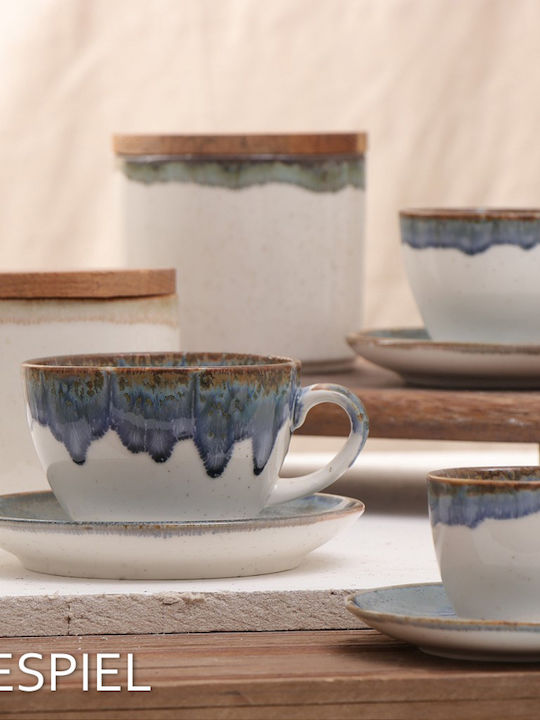Espiel Essentials Cană Espresso Ceramică Albastru 90ml