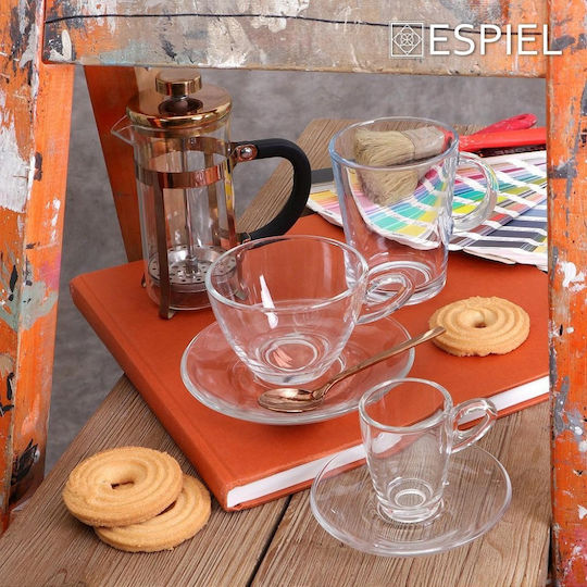 Espiel Mocca Cup Espresso Glass Transparent 75ml