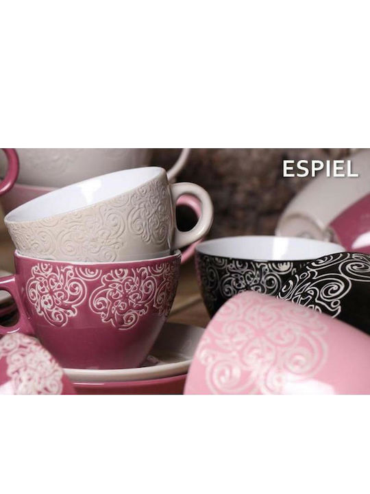 Espiel Vienna Jumbo Cup Cappuccino Porcelain Pink 330ml