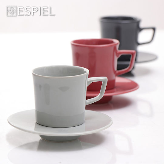 Espiel Essentials Tasse Espresso aus Porzellan Pomegranate 100ml