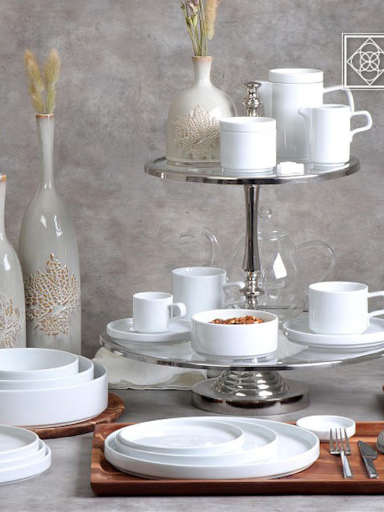 Espiel Good Mood Σετ Φλιτζάνια Cappuccino από Πορσελάνη Λευκά 250ml 6τμχ