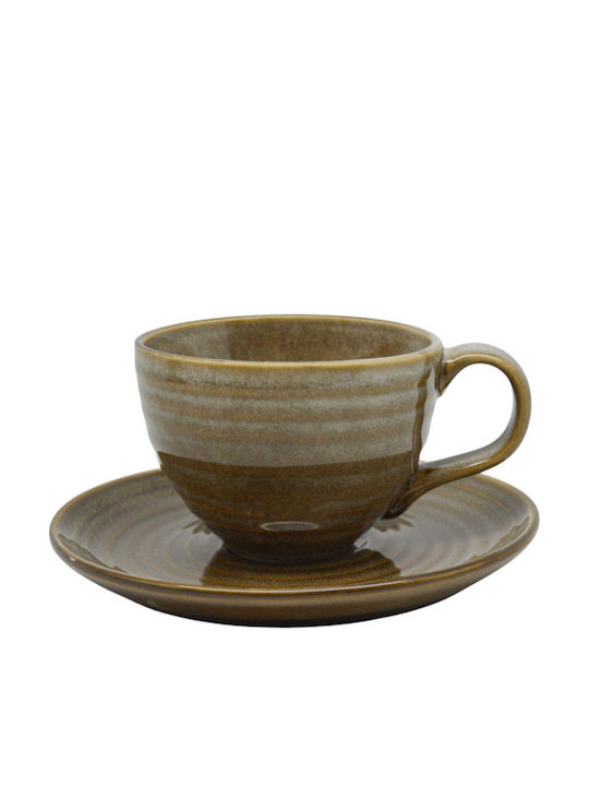 Ankor Cup Coffee Ceramic Brown 160ml