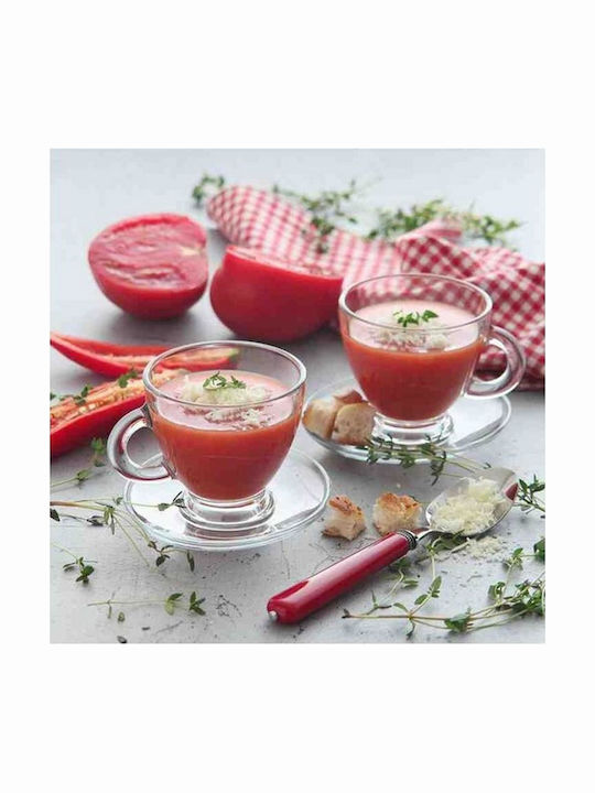Max Home Чаша Cappuccino Стъкло Прозрачен 225мл