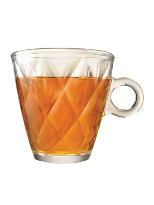 Bormioli Rocco Kaleido Tasse Tee Glas Transparent 320ml