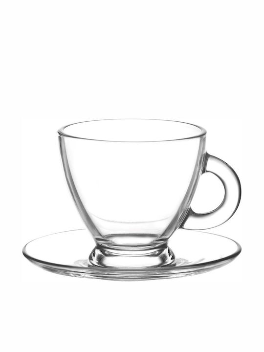 Max Home Чаша Cappuccino Стъкло Прозрачен 225мл