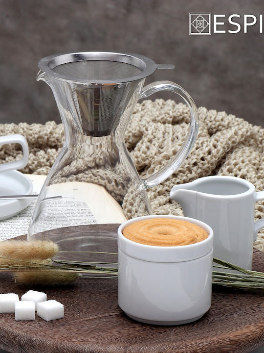 Espiel Good Mood Σετ Φλιτζάνια Cappuccino από Πορσελάνη Λευκά 250ml 6τμχ