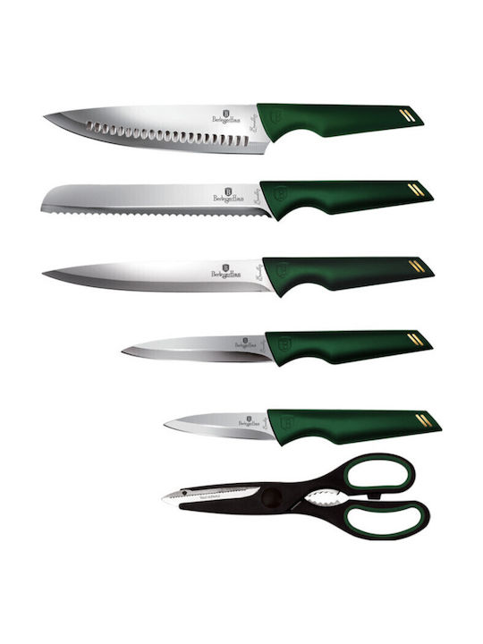 Berlinger Haus Knife Set with Block from Stainless Steel 6pcs