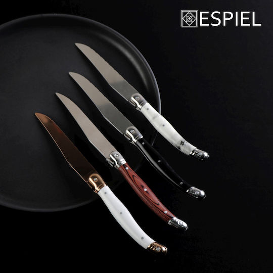 Espiel Antique Μαχαίρια Steak από Ανοξείδωτο Ατσάλι 23cm 12τμχ