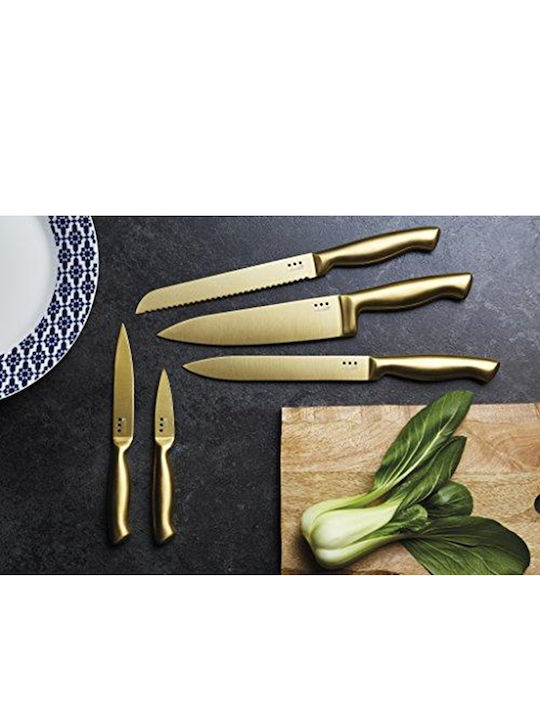 Kitchen Craft Σετ Μαχαίρια με Βάση από Ανοξείδωτο Ατσάλι 5τμχ
