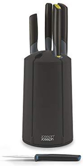 Joseph Joseph Elevate Knife Set with Block from Stainless Steel