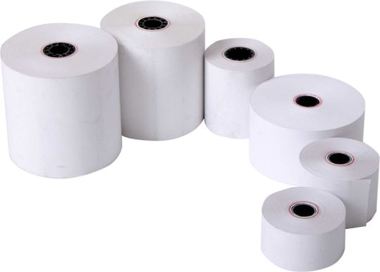 Rollers Cash Register Paper Tape W37xD50mm 60pcs