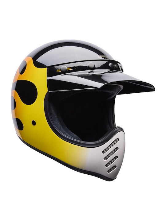 Bell Moto-3 Flint Yellow Motorcycle Helmet Motocross 1250gr
