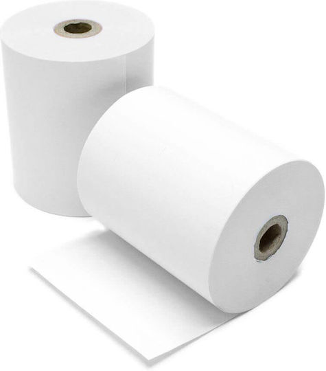 Metron Θερμική Χαρτοταινία Ταμειακής Π80xΔ80mm με Μήκος 70m 48gr/m² 5τμχ