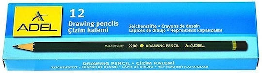 Adel 2200 Drawing Σετ 12 Μολύβια 5B Πράσινα