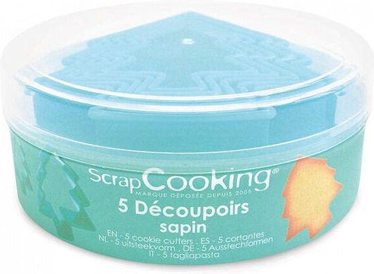 Scrap Cooking Cookie Cutter Din Plastic 5 Bucăți