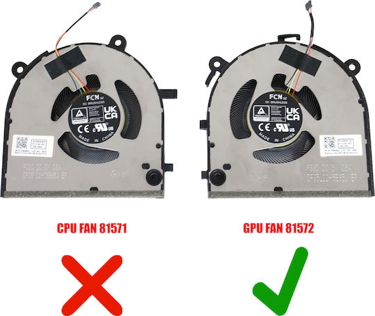 Ανεμιστηράκι Laptop Gpu Cooling Fan Lenovo Ideapad Pro 5 16imh9 83d4 83d4001hus 83d4003hax 83d4cto1ww Pro 5 16ahp9 83d5 83d5cto1ww 5f10s14132 5f10s14133 Fs3c Dfs5l22h15b85j 4pin Κωδ.81572