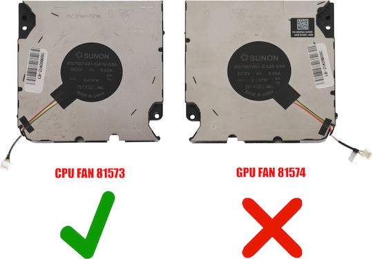 Laptop Fan Cpu Cooling Fan Dell Precision 16 5000 5690 M5690 0wx3yr Wx3yr Eg75070s1-ca10-s9a Dc280017zsl Discrete Graphics Dis 4pin Code 81573