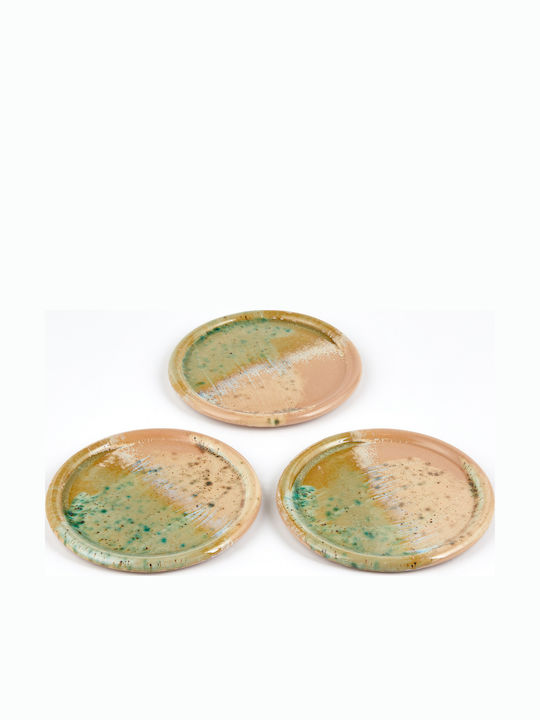 Butlers Sintra Plate Shallow Ceramic Green with Diameter 22cm