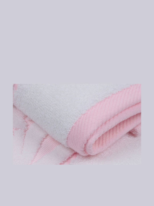 Hobby Home Pânză De Față 50x90cm Alb/Roz 2 Bucăți Greutate 560gsm