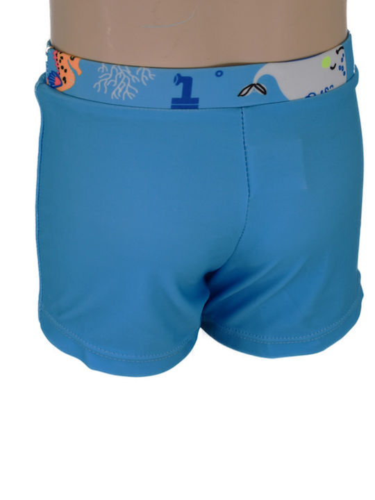 Ferrari Group Kids Swimwear Swim Shorts Light Blue