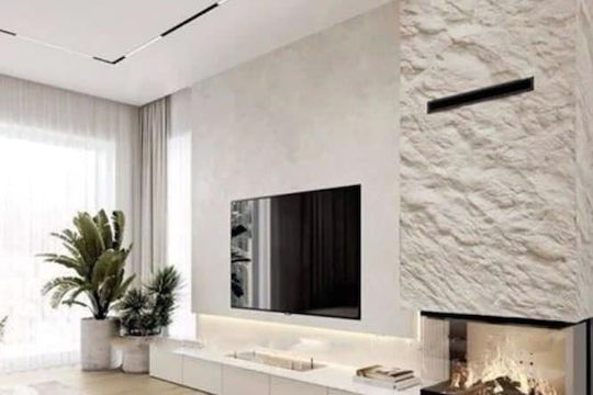 Panouri Decorative 3D Pentru Perete Cu Adeziv Alb 120x60cm