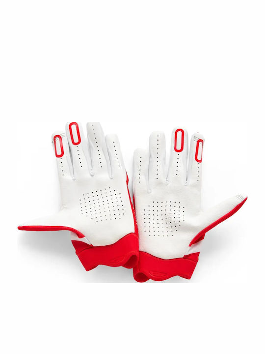 100% ITrack Sommer Herren Motocross-Handschuhe Rot