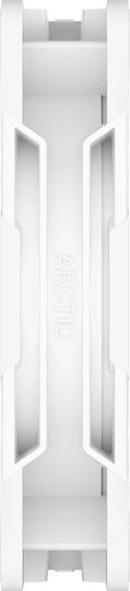 Arctic P14 Pro Reverse Blade Case Fan 140mm (2500rpm / 110cfm) with ARGB Lighting and 3-Pin / 4-Pin PWM Connection 3pcs White