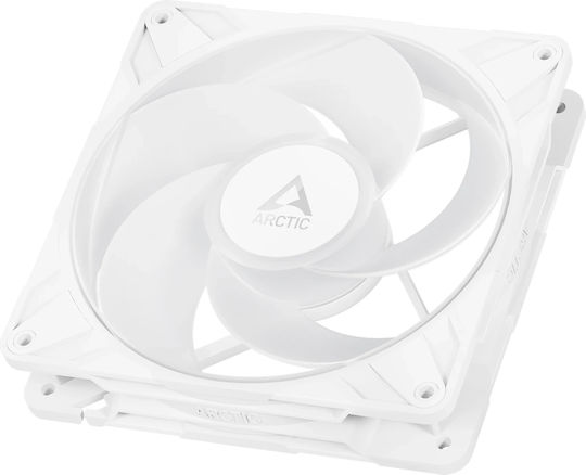 Arctic P14 Pro Reverse Blade Case Fan 140mm (2500rpm / 110cfm) with ARGB Lighting and 3-Pin / 4-Pin PWM Connection 3pcs White