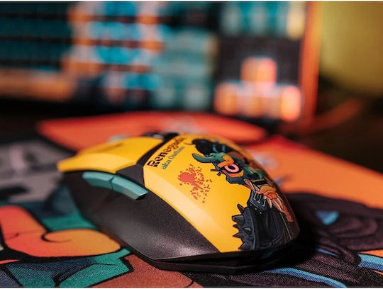 A4Tech Bloody W63 Max Renegade Midnight RGB Gaming Ποντίκι 12000 DPI Κίτρινο