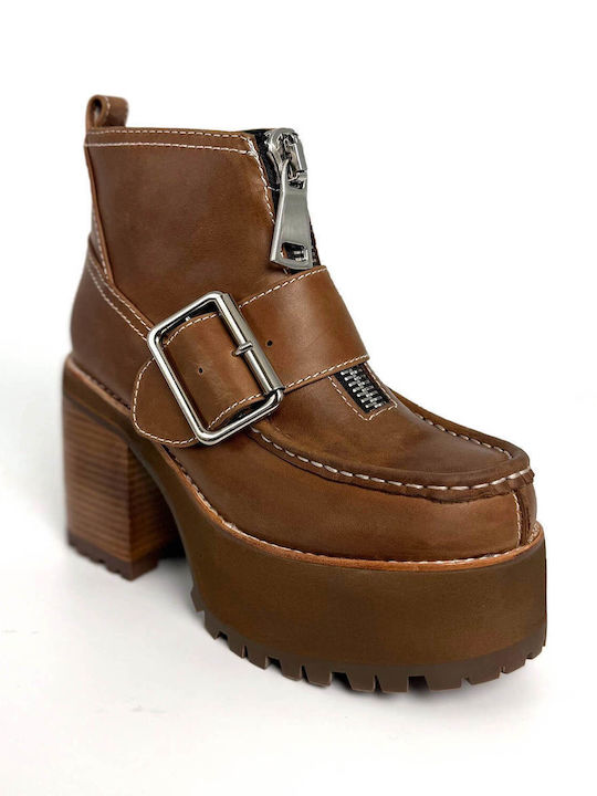 Jeffrey Campbell Μποτάκια Καφέ