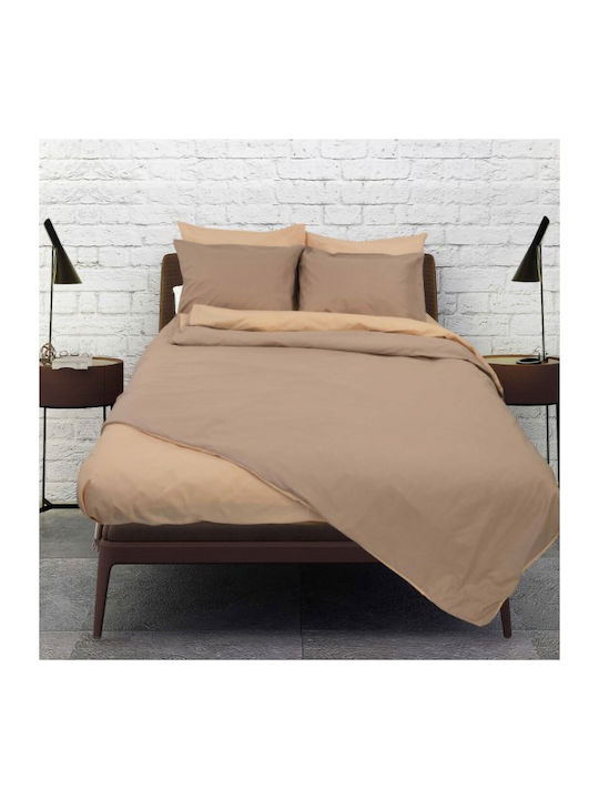 Kipper Set Cearșafuri Single 170x260cm. Smoke-Beige 3buc