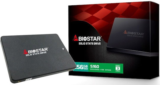 Biostar S160 SSD 256GB Typ 2.5 Zoll mit SATA III Anschluss