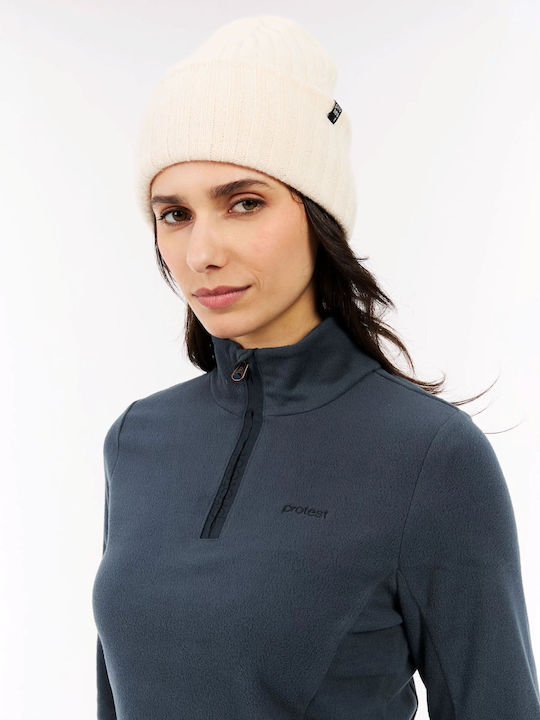 Χειμερινή Γυναικεία Fleece Μπλούζα με Φερμουάρ Twilight Navy