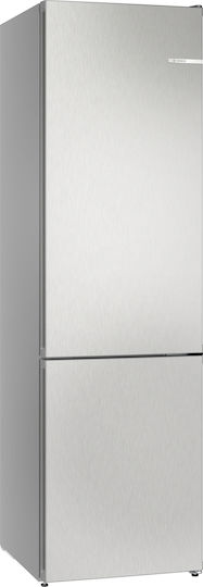 Bosch Ψυγειοκαταψύκτης 363lt Total NoFrost Υ203xΠ60xΒ66.5εκ. Inox KGN392LCF