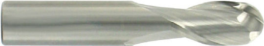8236061 Front Cylindrical Cutter Hemispherical Head Hm Carbide Z2 Tivoly Standard Dim 4.5 Shank 5