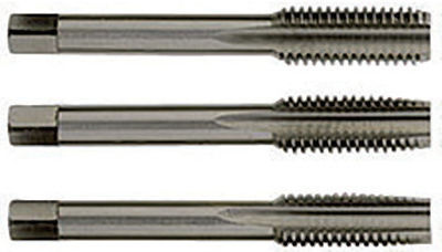 1050051 Set De 3 Piulițe De Filetat Manual Cu Pas Standard Din 352 Formă C Oțel De Mare Viteză Dim M 5 X 0.8