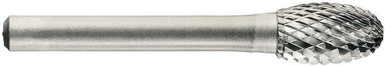 1031811 Tungsten Carbide Cutter Shape E Oval Double Edge Type D Size 10 Shank 6