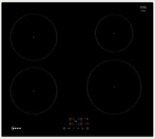 Neff N 30 Induction Cooktop Autonomous with Child Lock Function 59.2x52.2εκ.