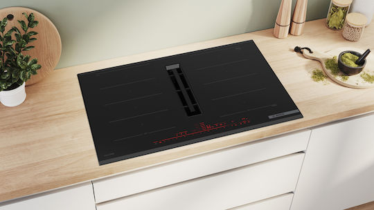 Bosch Serie 8 Induktionskochfeld Autonom mit Dunstabzugshaube 81.6x52.7εκ.