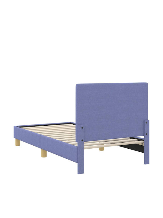 Παιδικό Κρεβάτι Μονό Μπλε για Στρώμα 84x168cm