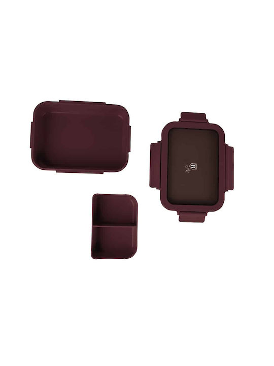 Berlinger Haus Lunchbox Kunststoff Burgundy 1320ml 1Stück