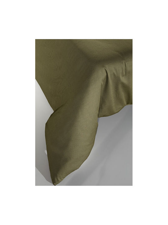 Guy Laroche Cotton Duvet Cover Super King 255x245 Minimal Khaki