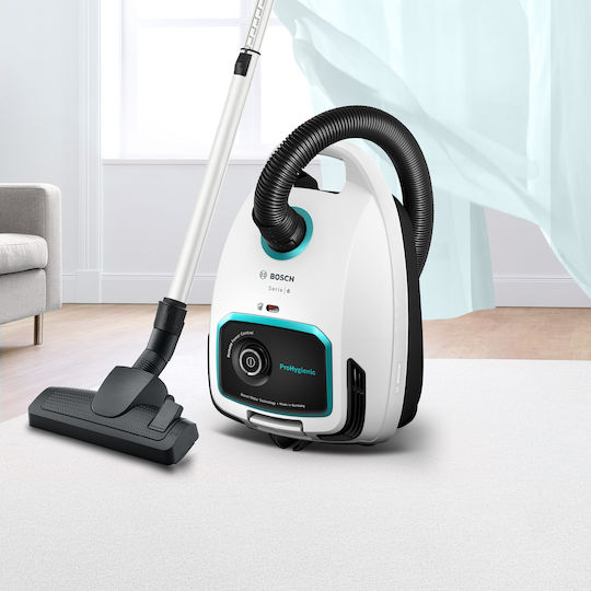 Bosch BGL6HYG1 Прахосмукачка 600W С торба 4лт Бял