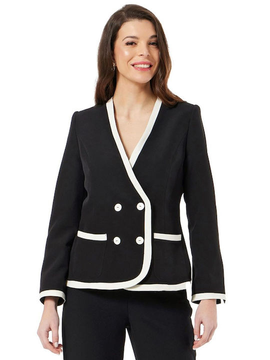 Anna Raxevsky Blazer pentru femei Sacou Negru