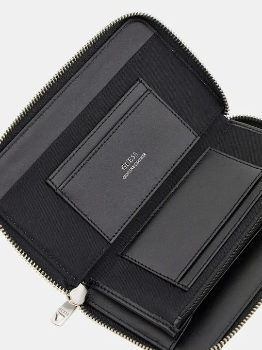 Billfold Δερμάτινο Ανδρικό Πορτοφόλι Καρτών Μαύρο
