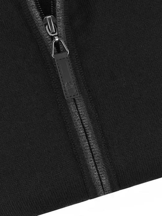 Cardigan Tricotat pentru Bărbați Black