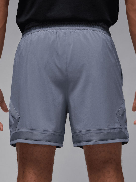 Diamond Αθλητική Ανδρική Βερμούδα Dri-Fit Γκρι