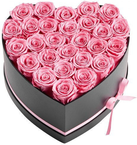 Vevor Eternal Flowers 27 Preserved Roses Heart Immortal Bouquet